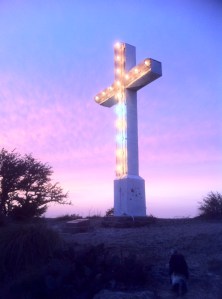 Cross Mtn lighted