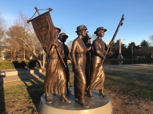 Suffragettes pictured in Nashville, Kentucky